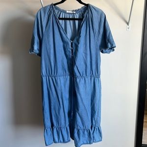 XL chambray dress